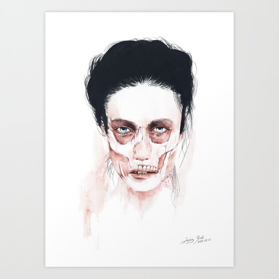 Deep cuts Art Print