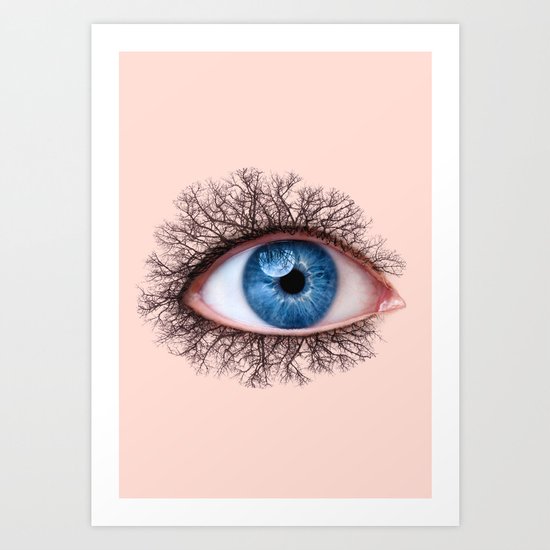 EYE TREE Art Print