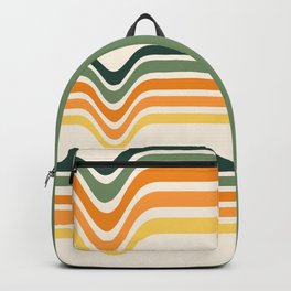 Retro Citrus Backpack | Ink Pen, Colorful, Orange, Vintage, Retro, Yellow, Acrylic, Graphicdesign, Digital, Ink 
