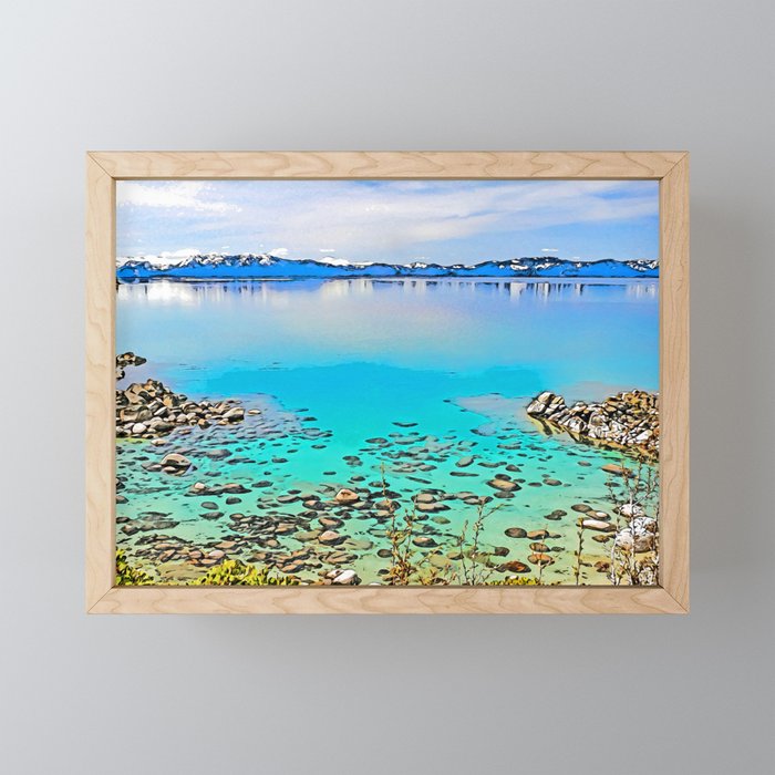 Lake Tahoe Framed Mini Art Print