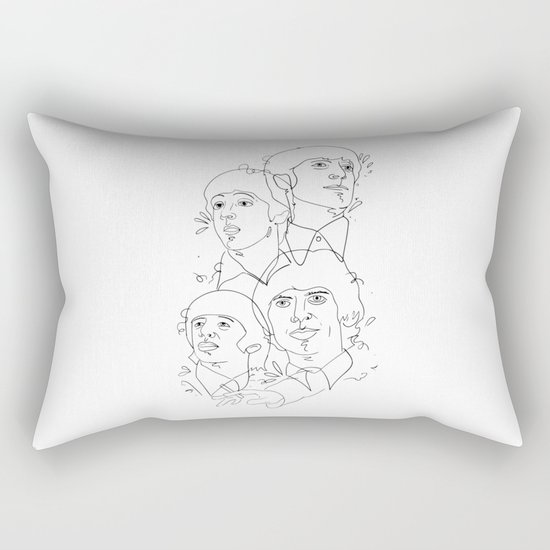 line drawing 001 Rectangular Pillow