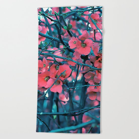 Floral abstract(61) Beach Towel