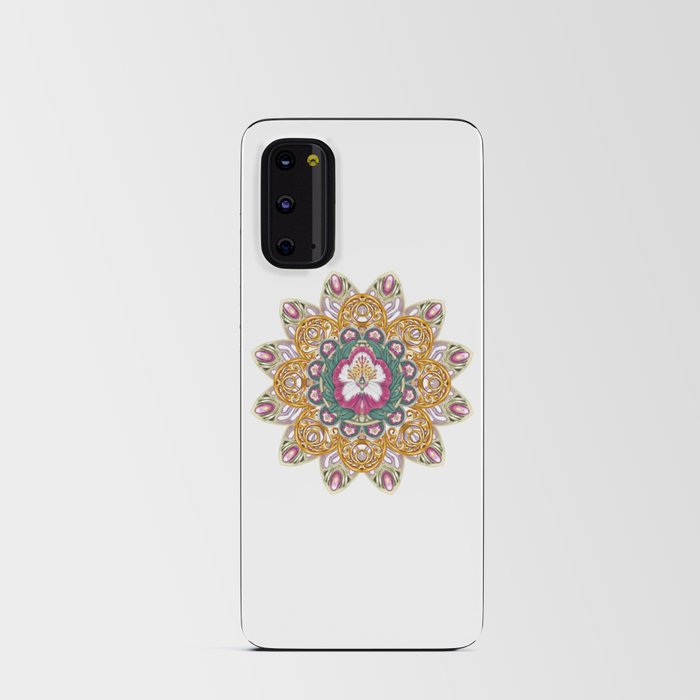 Butterfly flower Mandala Android Card Case