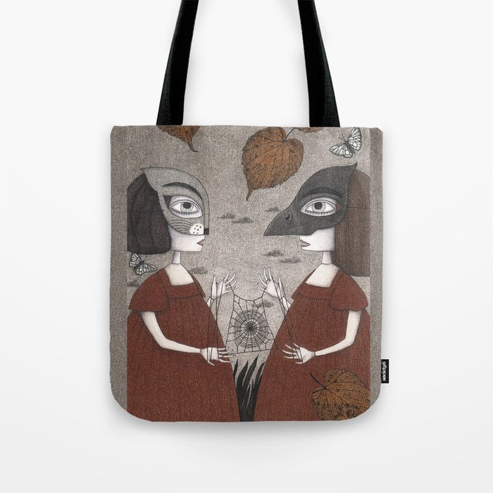 Ana and Eva (An All Hallows' Eve Tale) Tote Bag