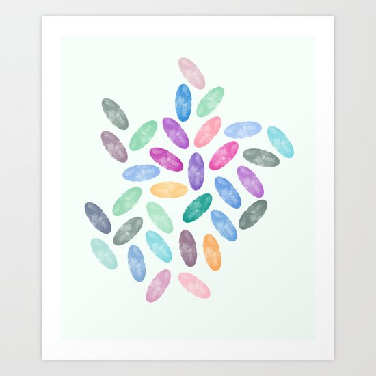 Lovely Pattern VI Art Print