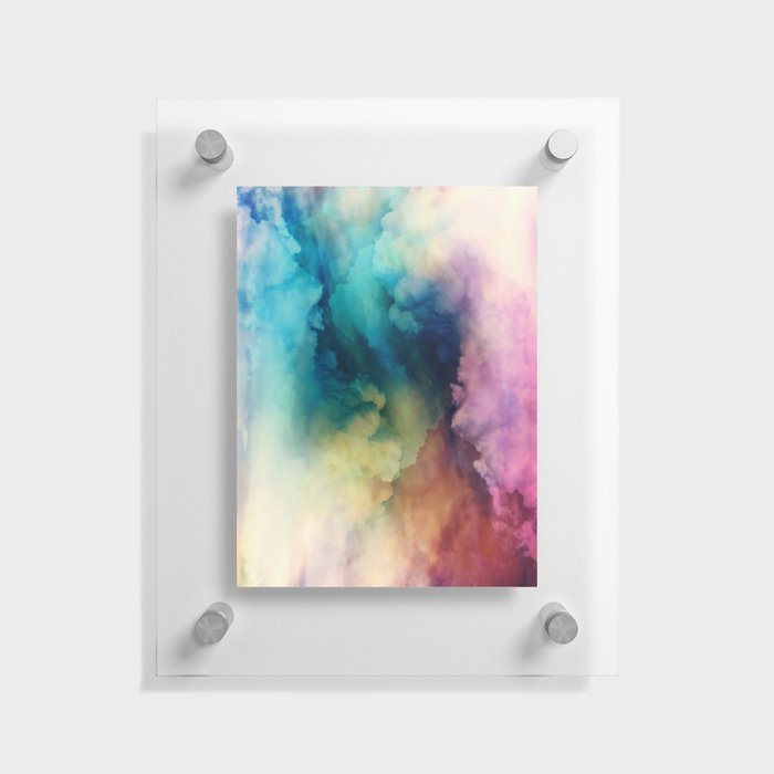 Rainbow Dreams Floating Acrylic Print