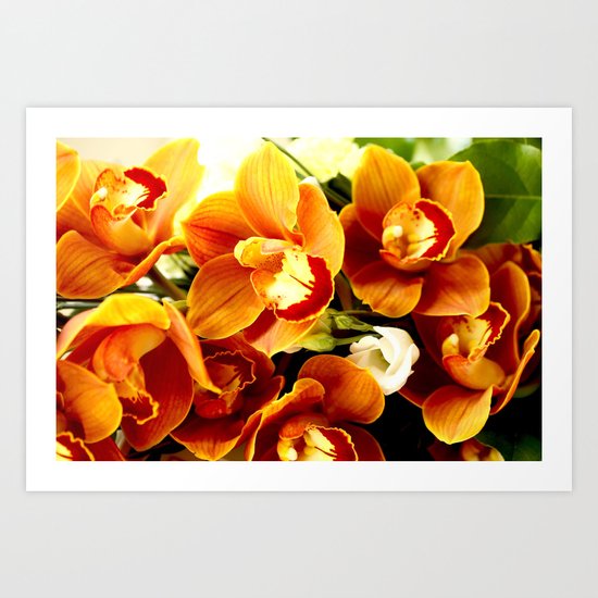 Orchid Corsage Art Print