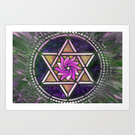Star of David Art Print