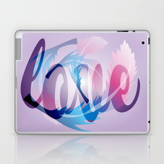 Love and Feathers Laptop & iPad Skin