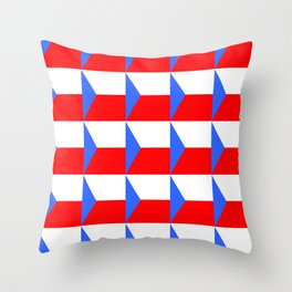 flag of Czech 3 -Czechia,Česko,Bohemia,Moravia, Silesia,Prague. Throw Pillow