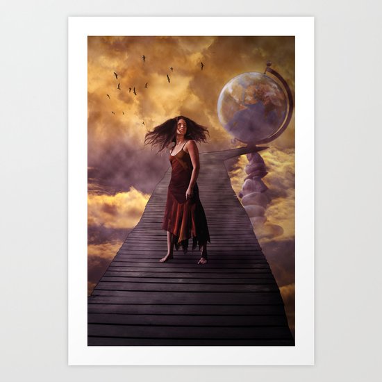 At worlds end Art Print
