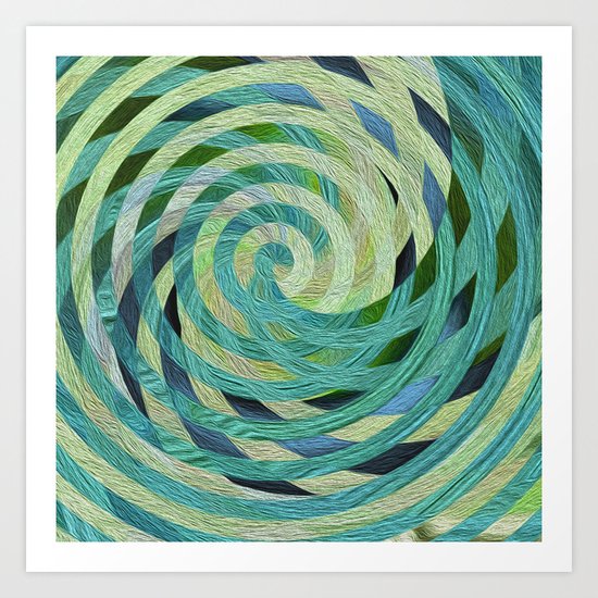 Turned Art Print