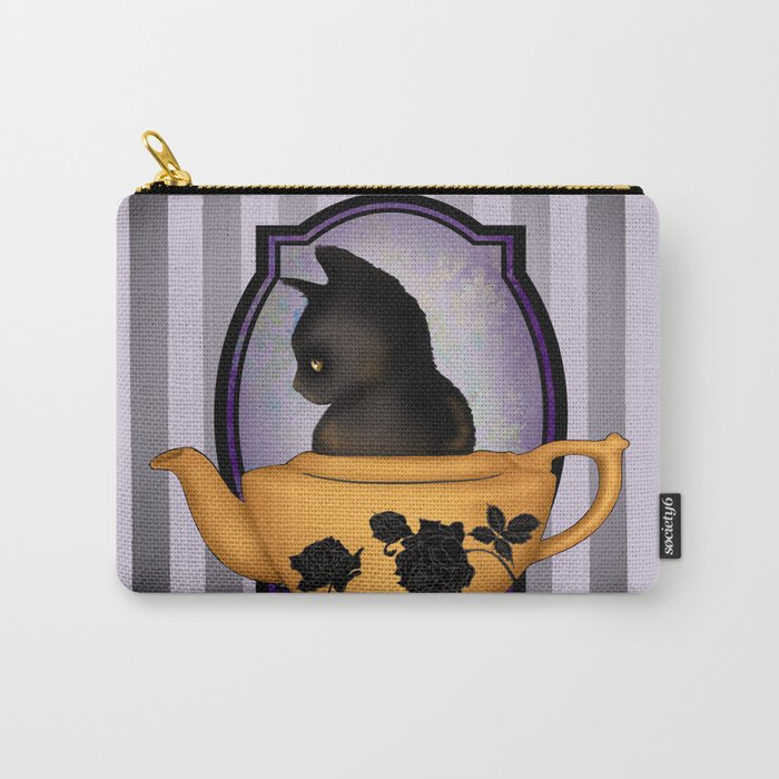 Teapot Cat Carry-All Pouch