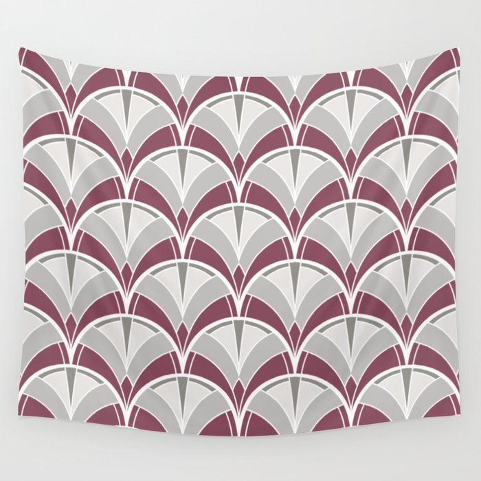 Vintage Art Deco Design Wall Tapestry