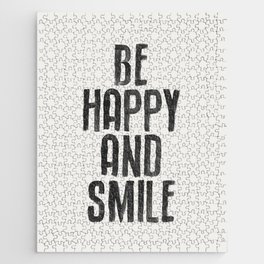 Be Happy and Smile Jigsaw Puzzle