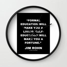 10   |Jim Rohn Quotes  | 210517| Motivational Quotes Wall Clock