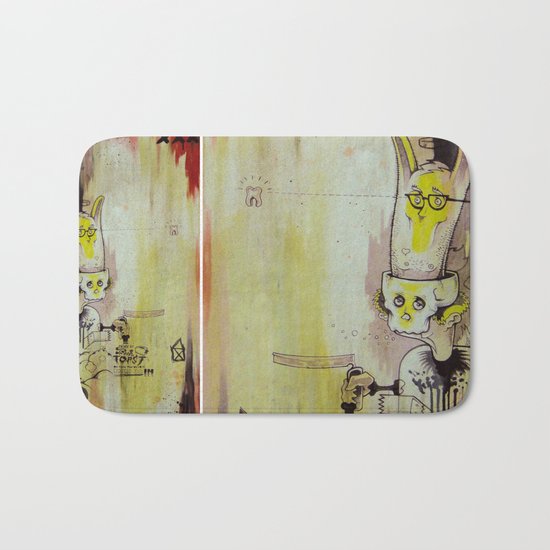 Deathy By Fresh Toast Bath Mat