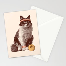 Tennis Cat Stationery Card