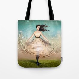Butterfly Dress Tote Bag
