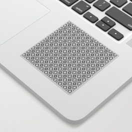 Grey Ornamental Arabic Pattern Sticker