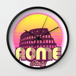 Rome Italy travel Wall Clock