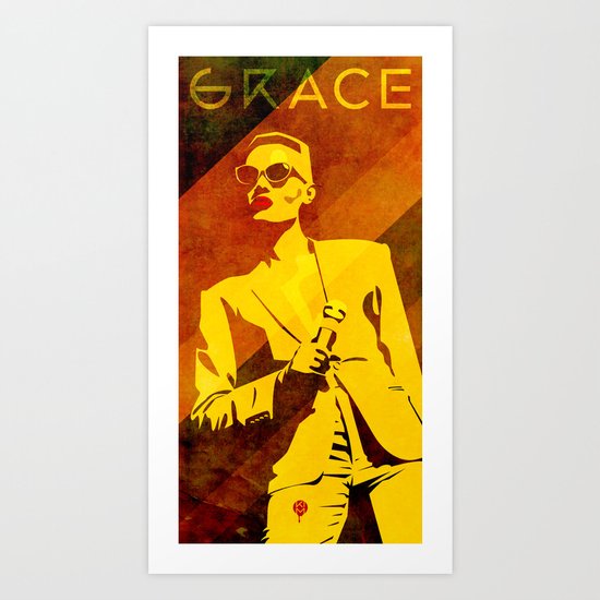 Grace Jones Art Print