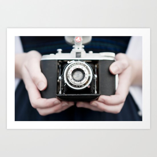 Vintage Camera Art Print