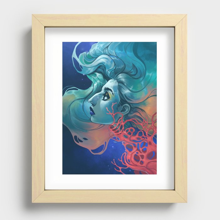 Coral Recessed Framed Print