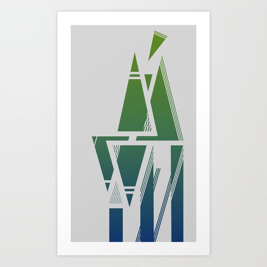 Abstract Color Art Print
