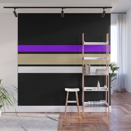 TEAM COLORS 2 GOLD PURPLE Wall Mural