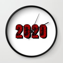 Awesome 2020-Spooky Spider Web Font Wall Clock