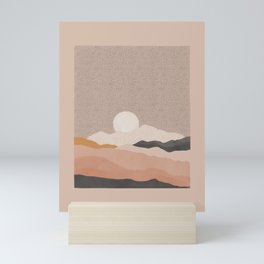 Rose Mountains Mini Art Print