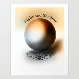 Light and Shadow Art Print | Liferelwing, Copper, Drawing, Artbasics, Digital, Basics, Lisaanderson, Shadow, Light, Silver 