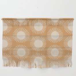 Sun Pattern - Orange Wall Hanging