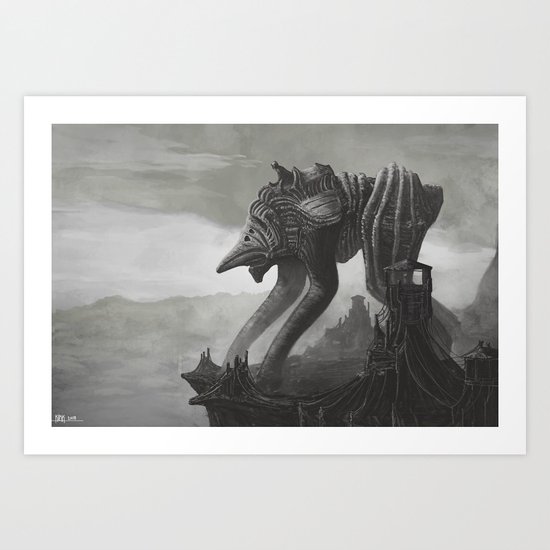 Alien Scout Art Print