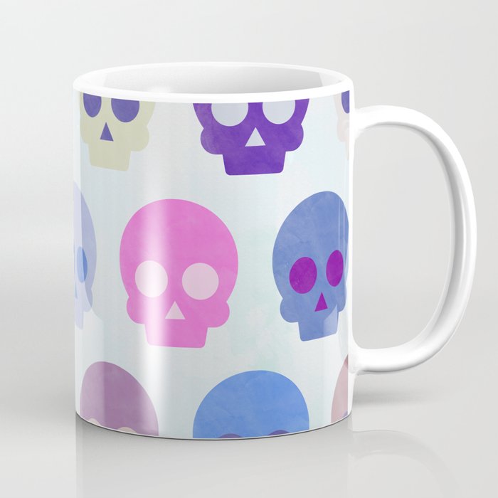 Colorful Skull Cute Pattern III Coffee Mug