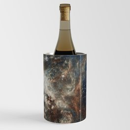 Marble Nebula Galaxy Night Sky Print Wine Chiller
