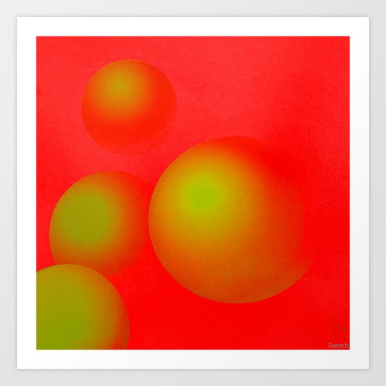 Formes 9 Art Print