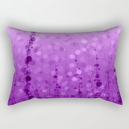 Free Diving Abstract Bubbles (Purple) Rectangular Pillow