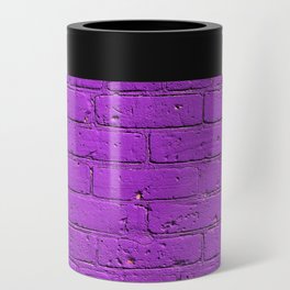 Purple Painted Brick Wall  Can Cooler