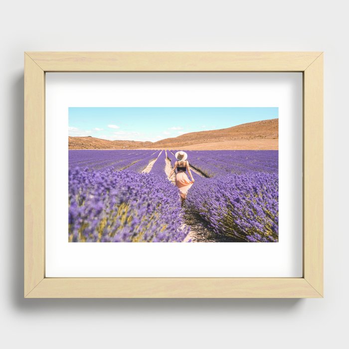 Purple heaven Recessed Framed Print
