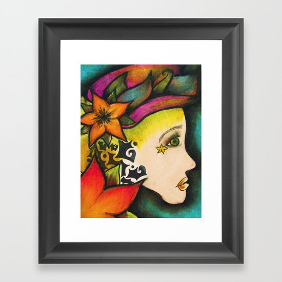 Nicole (Flower) Framed Art Print