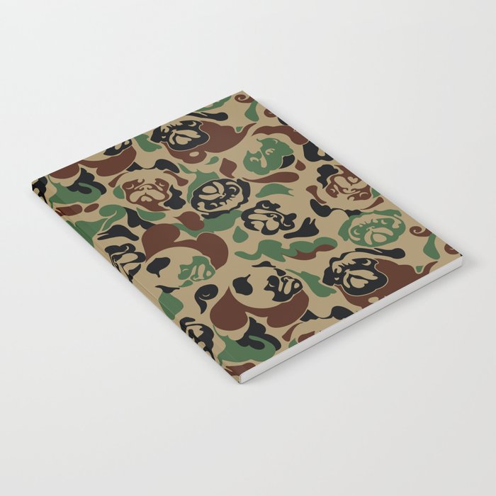 Pug Camouflage Notebook