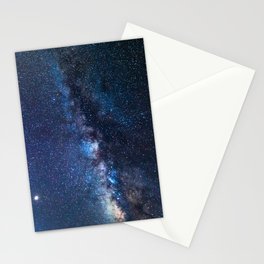 Jupiter and Milky Way Stationery Card