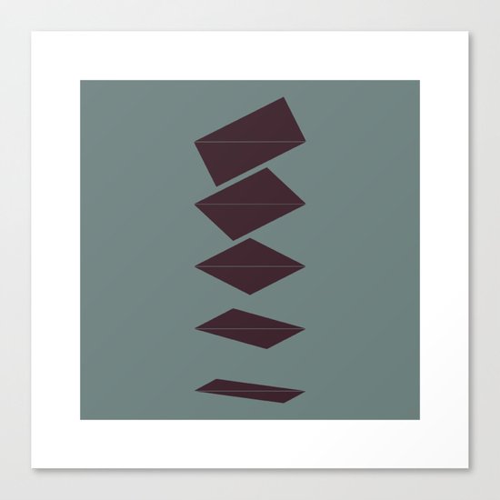 #211 Float – Geometry Daily Canvas Print