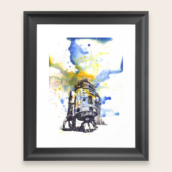 R2D2 from Star Wars Framed Art Print