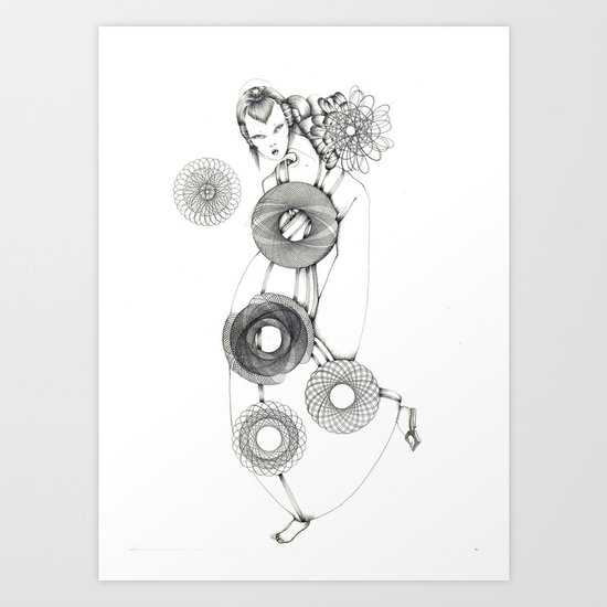Back to Work Art Print
