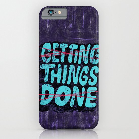 Not Getting Things Done iPhone & iPod Case
