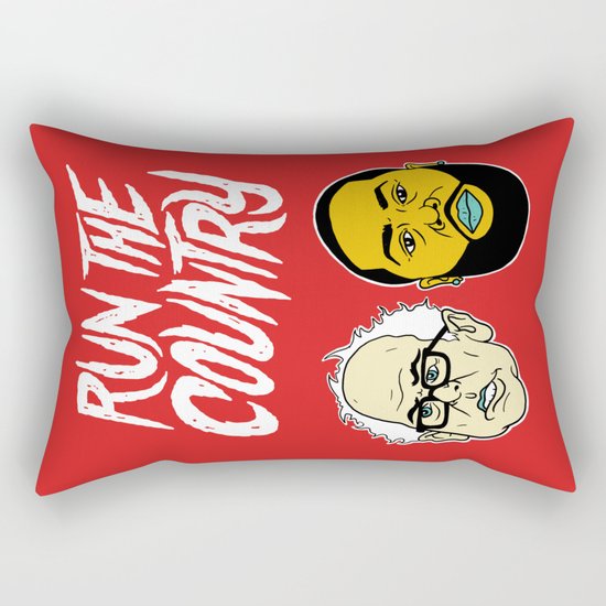 Run The Country Rectangular Pillow