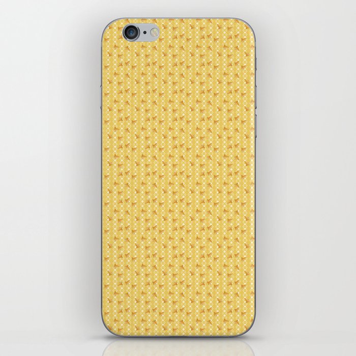 child pattern-pantone color-solid color-yellow iPhone Skin